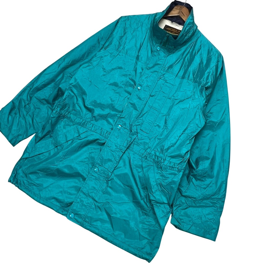 Vintage 90s Eddie Bauer Gore-Tex Mountain Parka Jacket Teal Mens Medium